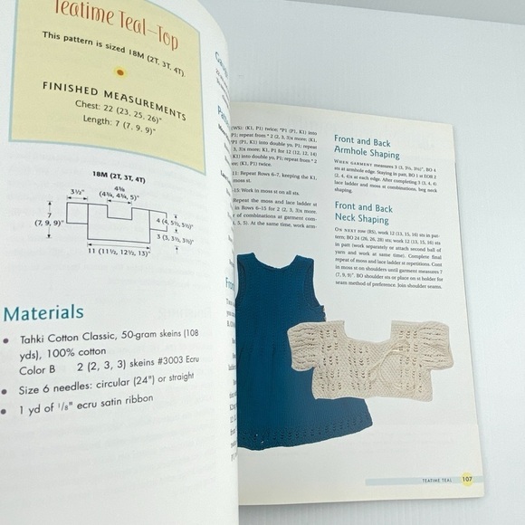 Paintbox Knits Book: More Than 30 Designs for Kids Clothing Pattern Softcover - Picture 5 of 9